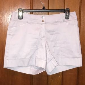 White House Black Market Gray Shorts Size 2